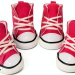 BESUNTEK Dog Boots Nonslip Comfortable Pet Shoes Pink Blue-0