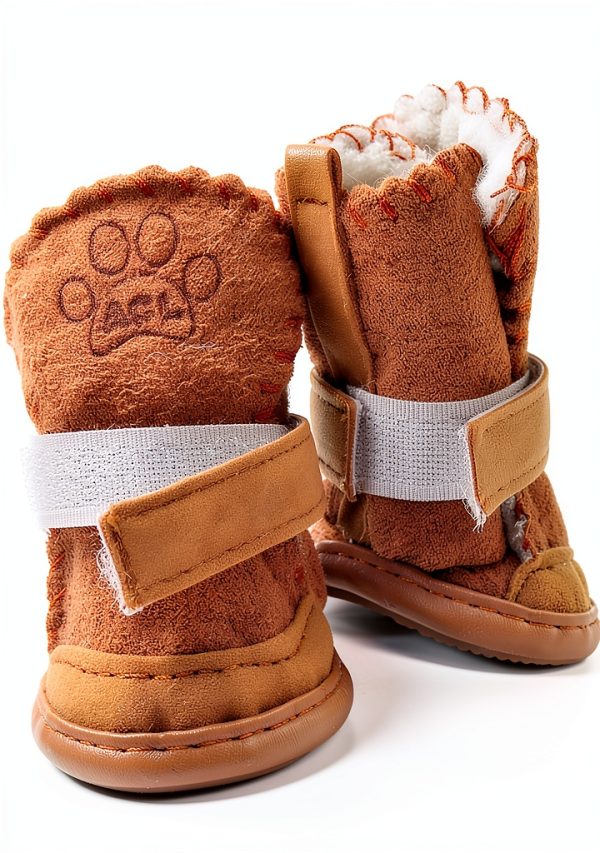 GabeFish Dog Boots Washable Anti Slip Small Breed Pet Shoes-2
