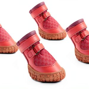 Petanims Dog Boots All Weather Protection Adjustable Straps-0