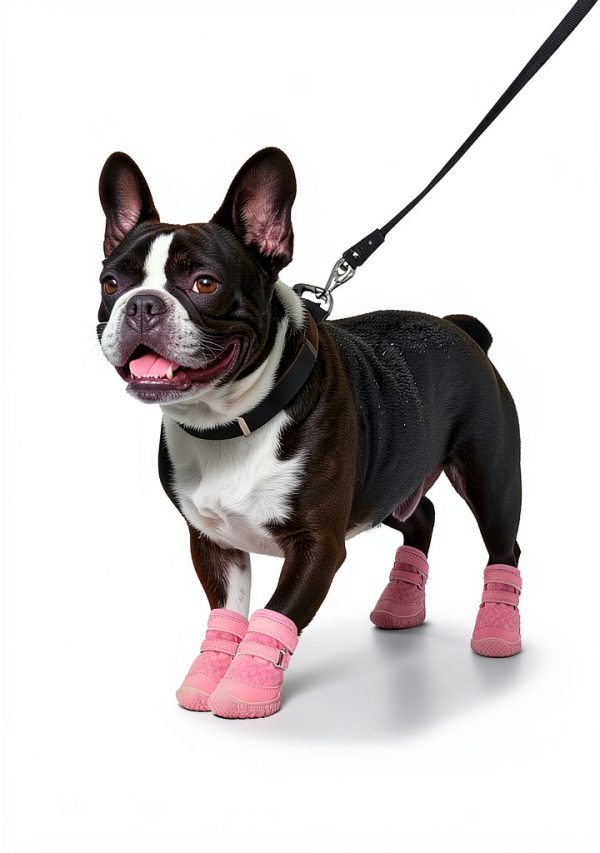 Petanims Dog Boots All Weather Protection Adjustable Straps-3