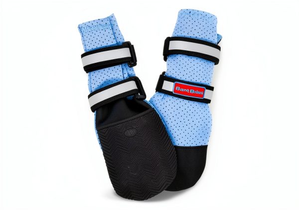 Bark Brite Dog Boots Neoprene Lightweight Reflective Straps-3