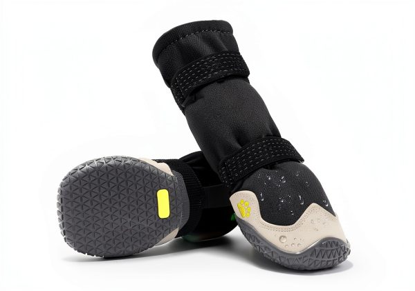 MUSIMC Dog Boots Waterproof Anti Slip Reflective Pet Shoes-5