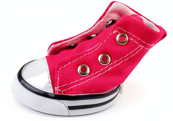 BESUNTEK Dog Boots Nonslip Comfortable Pet Shoes Pink Blue-2