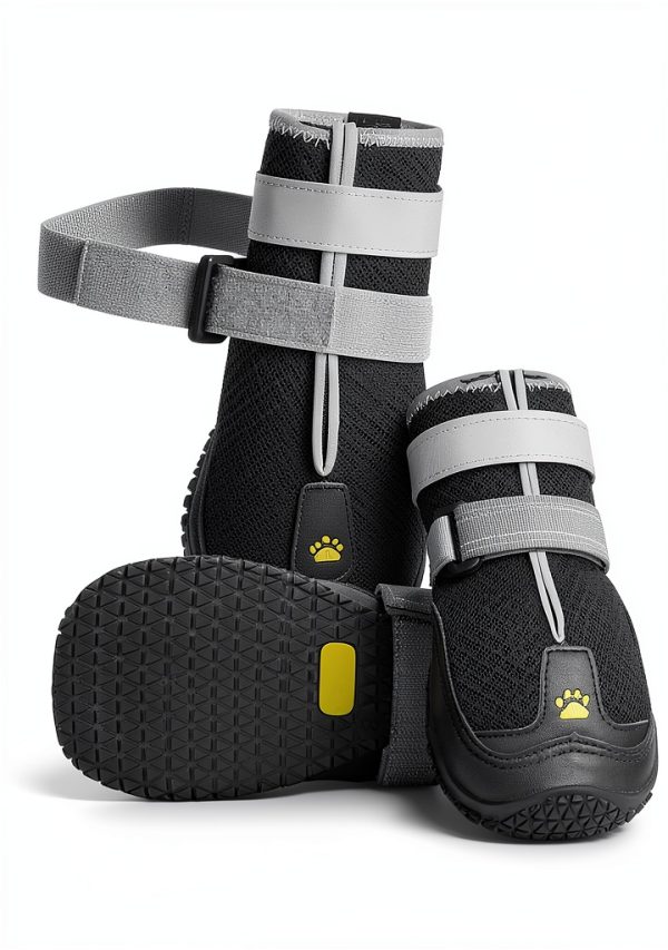 LUCKYPAW Dog Boots Breathable All Terrain Traction-6