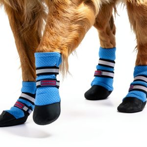 Bark Brite Dog Boots Neoprene Lightweight Reflective Straps-0