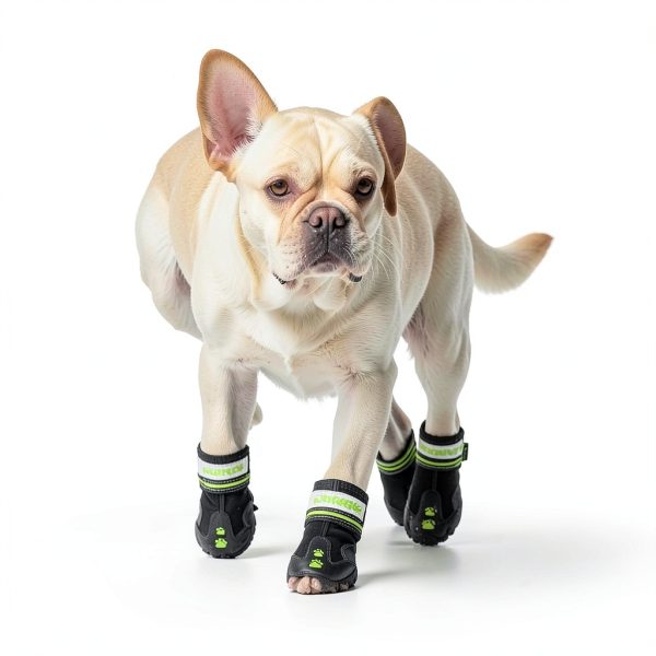 BECROWM Waterproof Dog Boots Winter Paw Protection Non-Slip-6