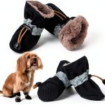 LUZGAT Dog Boots Warm Winter Shoes Small Breed Pet Supplies-0