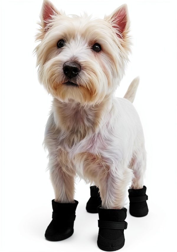 GabeFish Dog Boots Washable Anti Slip Warm Pet Shoes-1