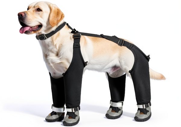 Giiyoe Dog Boots Anti Dirt Waterproof Reflective Straps-0