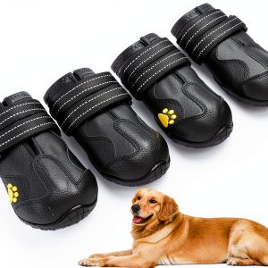 XSY&G Dog Boots Anti Slip Paw Protection Pet Shoes-0