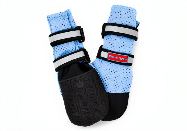 Bark Brite Dog Boots Neoprene Lightweight Reflective Straps-5