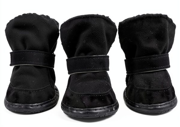 GabeFish Dog Boots Washable Anti Slip Warm Pet Shoes-2