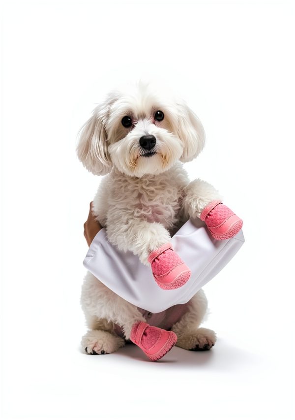 Petanims Dog Boots All Weather Protection Adjustable Straps-5