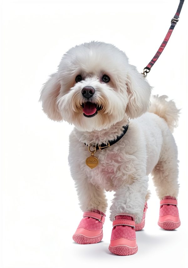 Petanims Dog Boots All Weather Protection Adjustable Straps-2