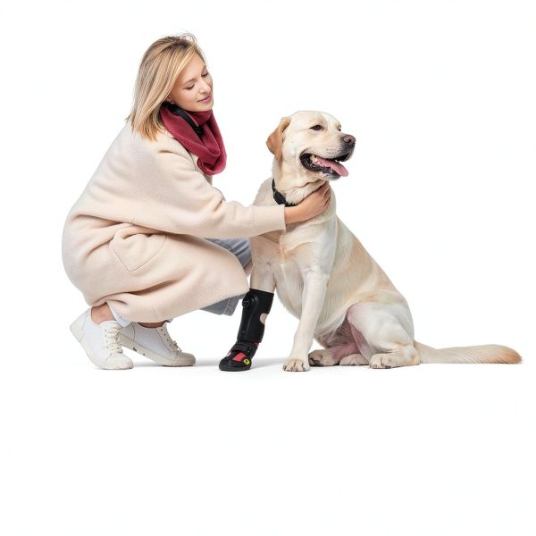 HAGGEMI Dog Boots Orthopedic Support Adjustable Knob Strap-1