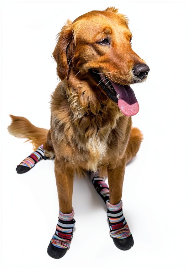 CeeSquared Dog Booties Neoprene Breathable Paw Protection-1