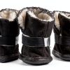 GabeFish Dog Boots Anti Slip Fleece Lined Pet Shoes-2