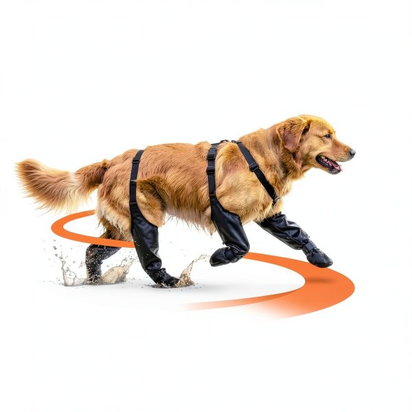 QINSHIYUE Dog Boots Waterproof Anti Slip Paw Protection-4