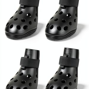 SOLOWINNER Dog Boots Silicone Hot Pavement Protection-0