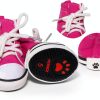 BESUNTEK Dog Boots Nonslip Comfortable Pet Shoes Pink Blue-1