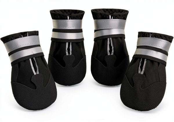 LUZGAT Dog Boots Breathable Non-Slip Paw Protection Medium-0