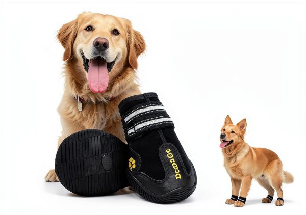 DcOaGt Dog Boots Waterproof Anti Slip Pet Shoes-1