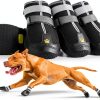 LUCKYPAW Dog Boots Breathable All Terrain Traction-0