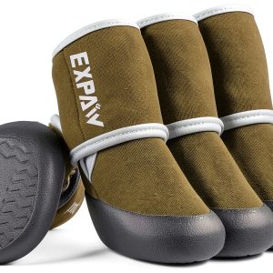 EXPAWLORER Dog Boots Waterproof Adjustable Paw Protector-0