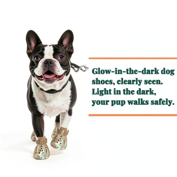 AOKOWN Dog Boots Waterproof Anti Slip Paw Protection-3