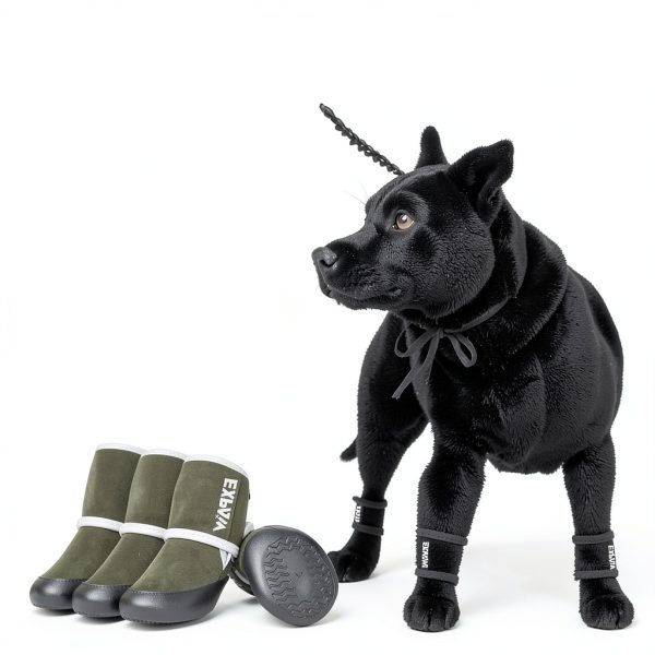 EXPAWLORER Dog Boots Waterproof Adjustable Paw Protector-5