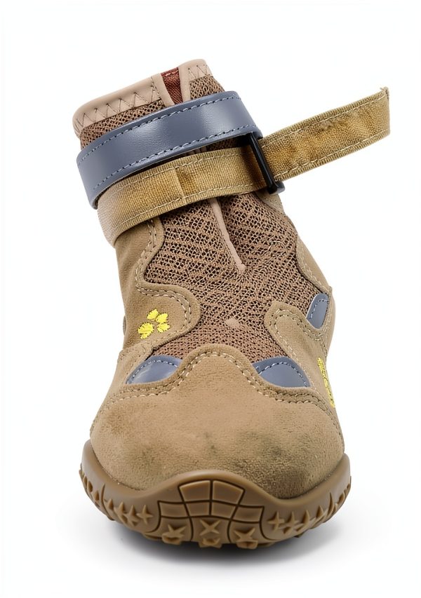 FISHOAKY Dog Boots Breathable Mesh Anti Slip Reflective-3