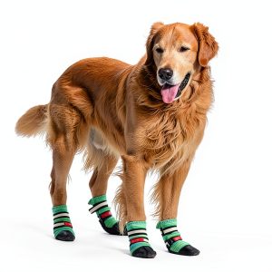 Bark Brite Dog Boots Neoprene Waterproof Paw Protection-0