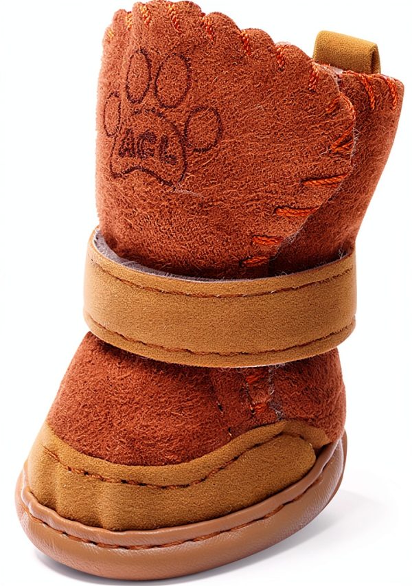 GabeFish Dog Boots Small Breed Anti Slip Washable Pet Shoes-5