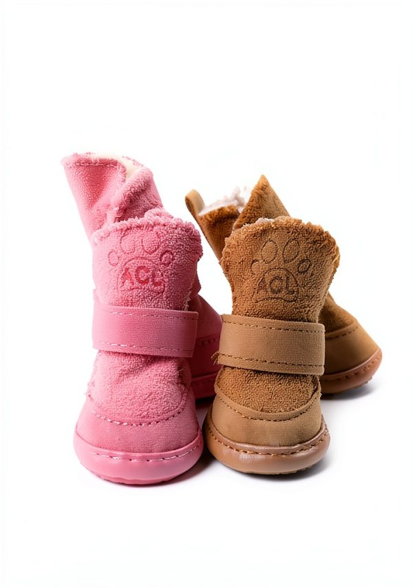 GabeFish Dog Boots Washable Anti Slip Warm Pet Shoes-7
