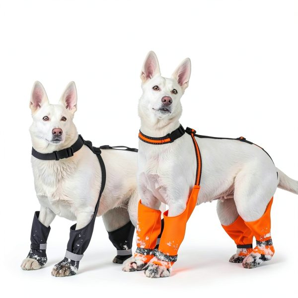 Allroaring Waterproof Dog Boots Anti Slip Reflective Pet-5