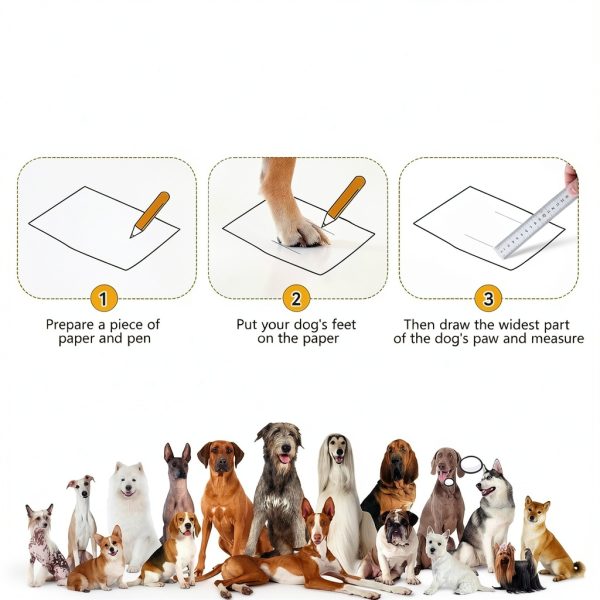 FISHOAKY Dog Boots Breathable Mesh Anti Slip Reflective-4
