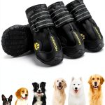 Hcpet Dog Boots Waterproof Reflective Anti Slip Paw-0