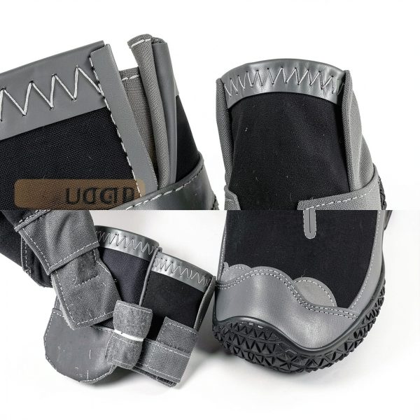 Jzxoiva Dog Boots Leopard Print Waterproof Paw Protection-7