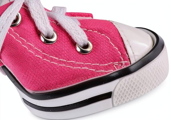 BESUNTEK Dog Boots Nonslip Comfortable Pet Shoes Pink Blue-3
