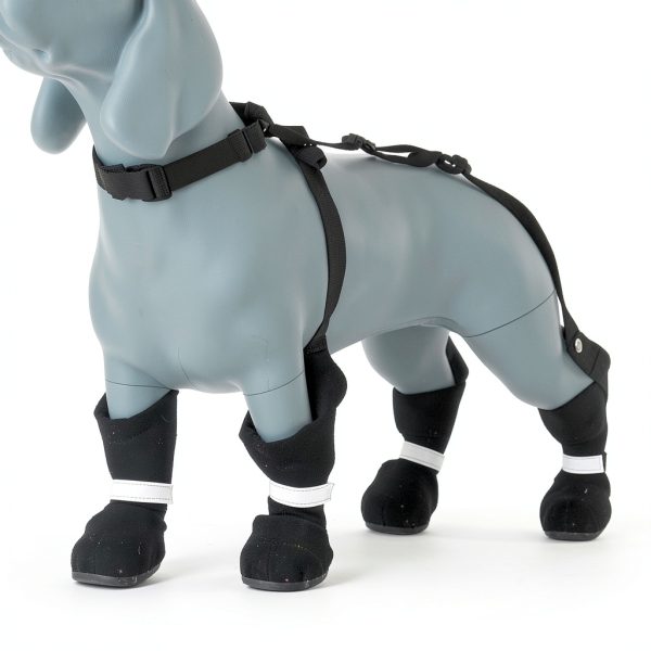 Allroaring Waterproof Dog Boots Anti Slip Reflective Pet-4