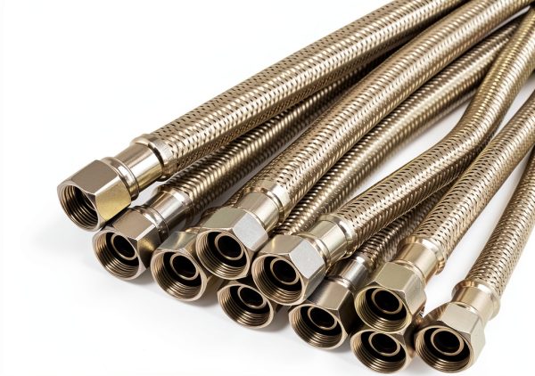 Faucet Hose Connector QWORK Stainless Steel 16in-3