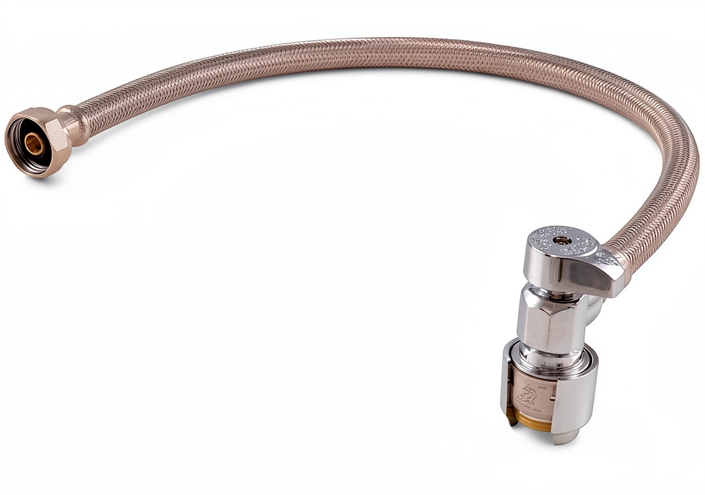 Installing SharkBite Max faucet connector in a kitchen sink