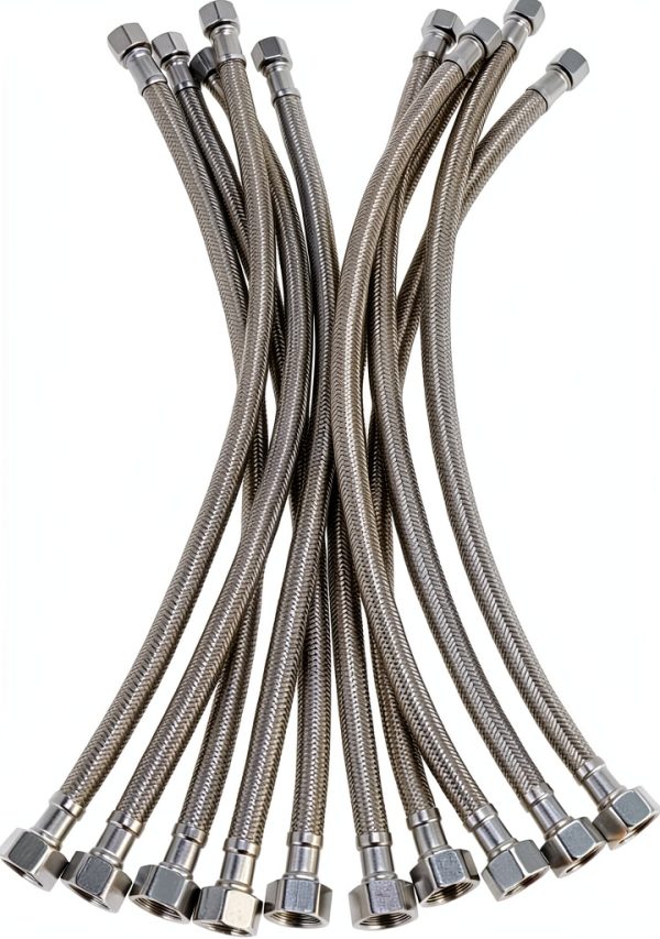 Faucet Hose Connector QWORK Stainless Steel 16in-1