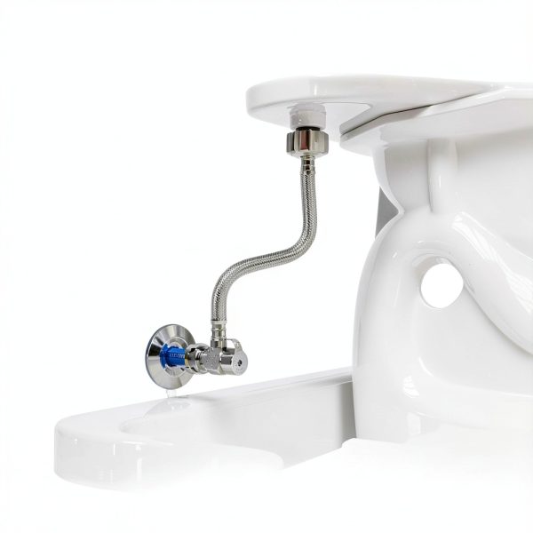 SharkBite Max Stainless Steel Toilet Connector 12in Angle Stop-5