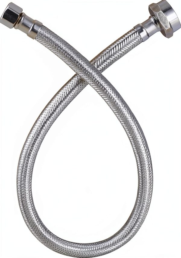 LEADAHEAD 12-Inch Stainless Steel Toilet Water Supply Line 1 Pack-0
