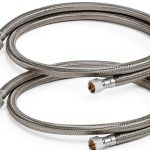 KAINGA Faucet Supply Line 48inch Stainless Steel Compression 3/8x1/2-0
