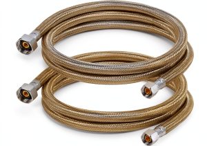 KAINGA 60 Inch Stainless Steel Faucet Supply Line 3/8 Comp x 1/2 FIP 2-0