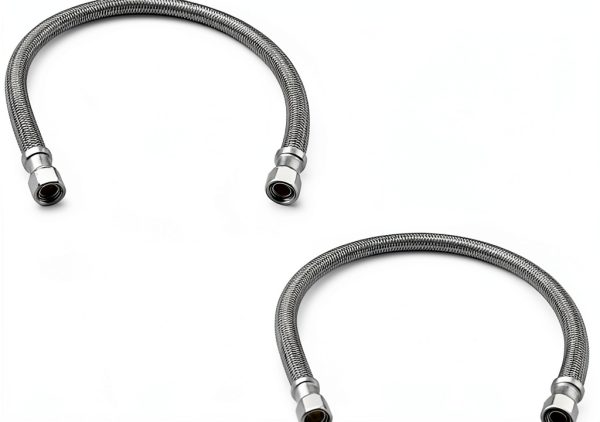 Stainless Steel Faucet Extension by EZ-Fluid Supply 2 Count-0
