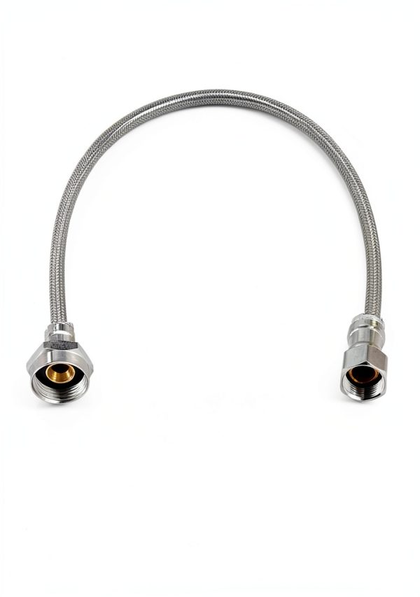 LEADAHEAD 12-Inch Stainless Steel Toilet Water Supply Line 1 Pack-1