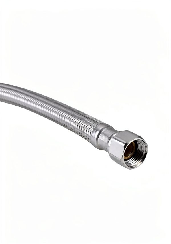 LEADAHEAD 12-Inch Stainless Steel Toilet Water Supply Line 1 Pack-2